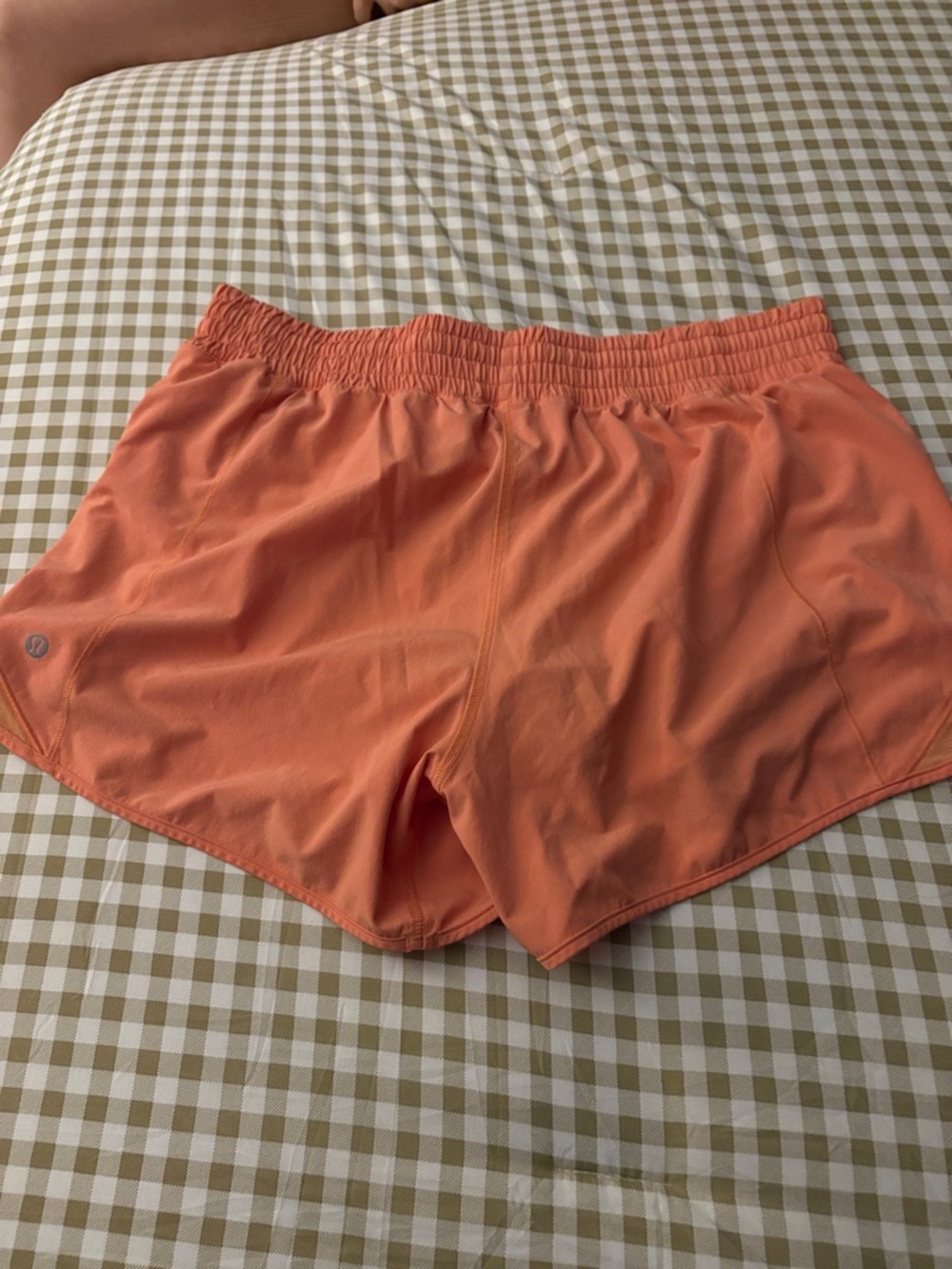 lululemon athletica Women's Coral Orange Running Shorts